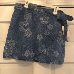 Free people wrap mini skirt.
